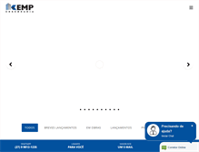 Tablet Screenshot of kempengenharia.com.br